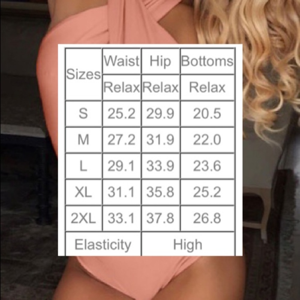 LAST ONE Halter One Piece Pink Swimsuit - Picture 9 of 9